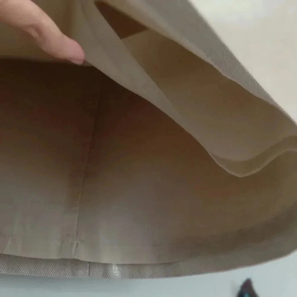 Pink Tartan Metalic golden straight mini skirt size  10 - Picture 7 of 7